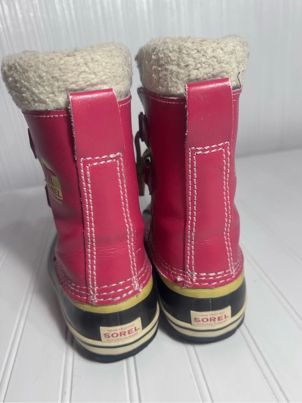 Sorel pink waterproof winter boots girls 1
